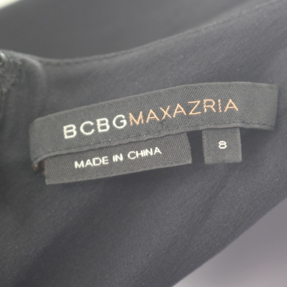 BCBGMAXAZRIA Sequin Wrap Top Asymmetric Dress - Picture 3 of 3